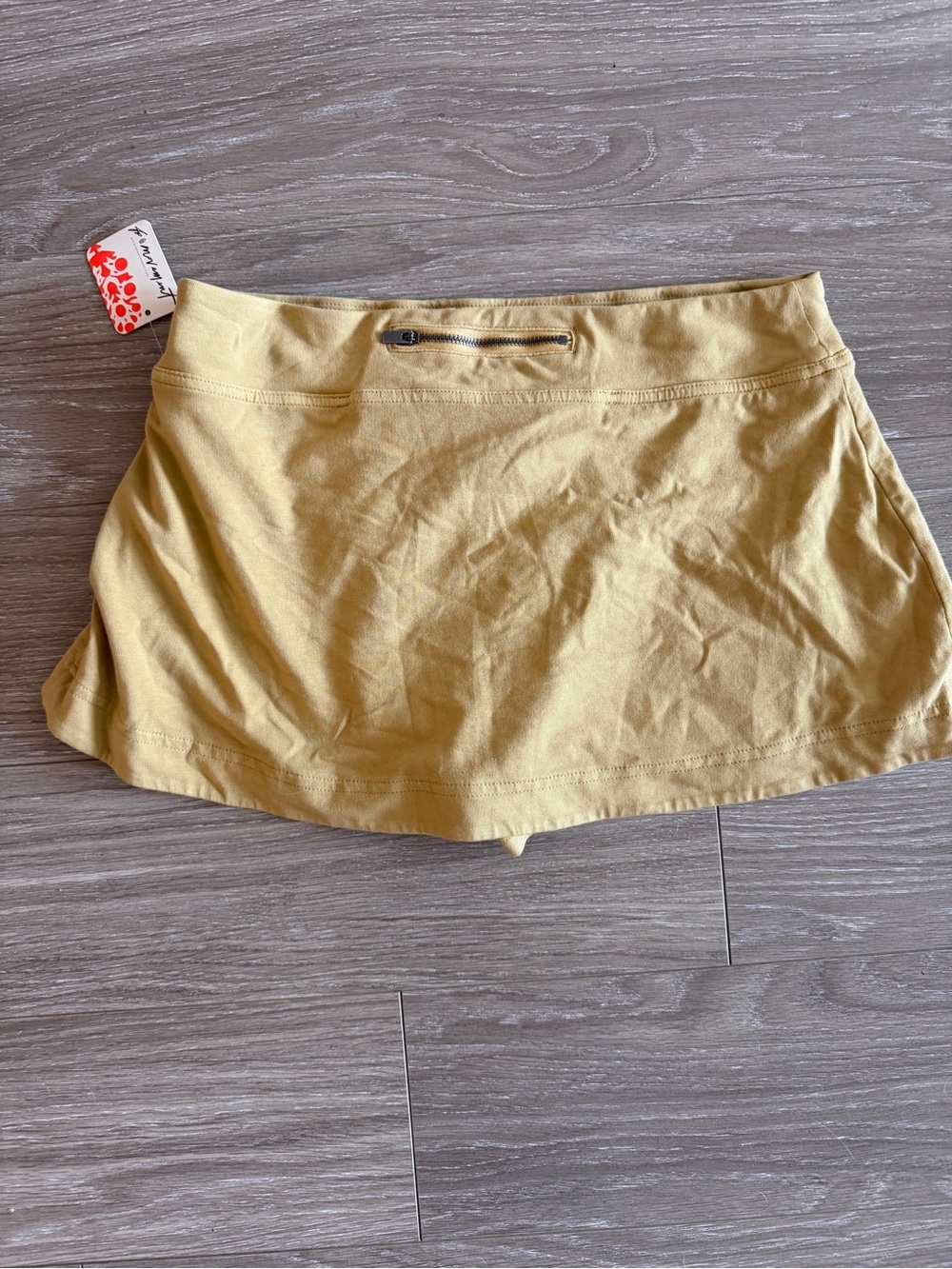 New FP Movement Hot Shot Mini Skort free people Dried Palm Bronze small - Picture 11 of 12